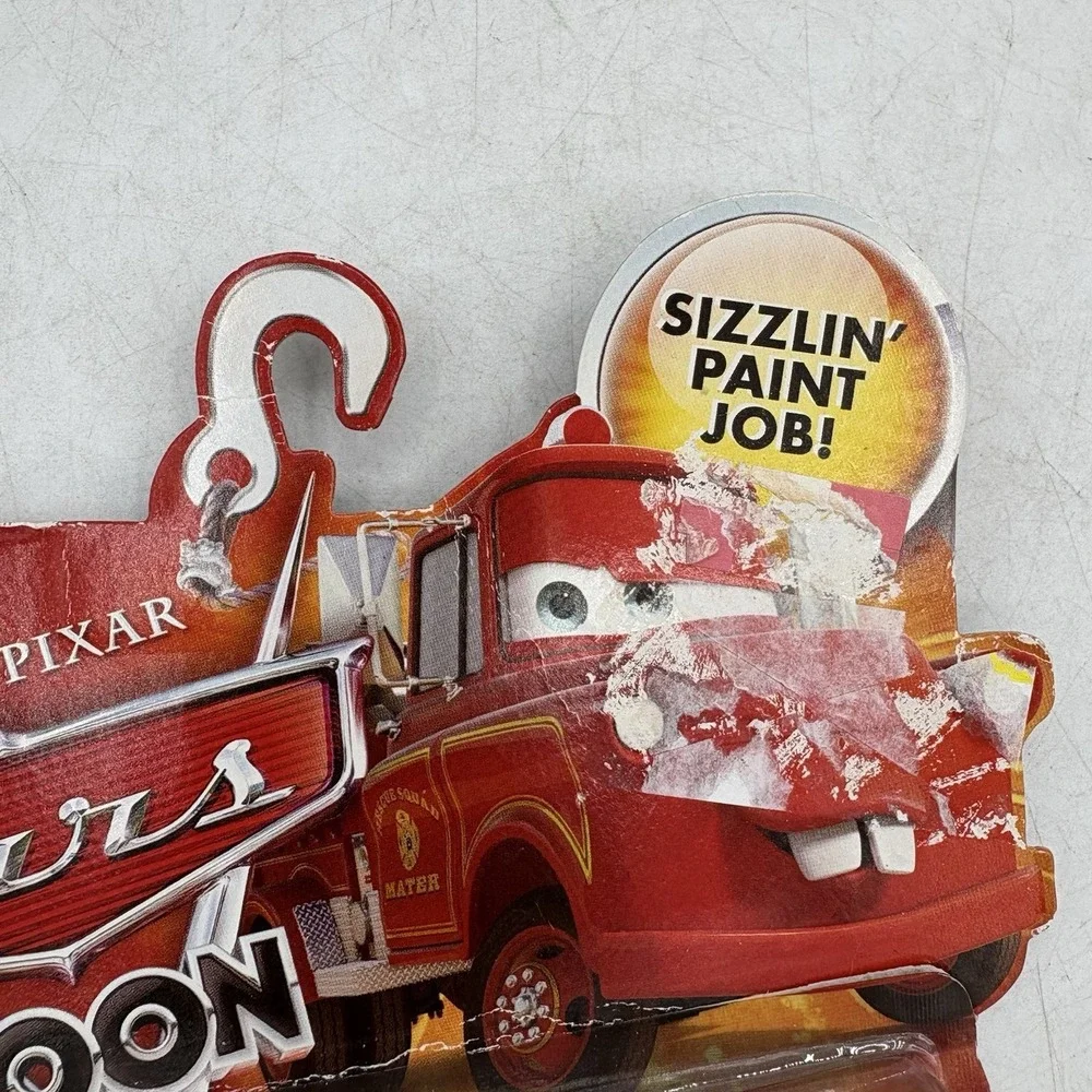 Disney Pixar Cars Toon Police Toy Car Rescue Squad Trooper 3‎ Mater